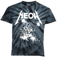 Lightning Cat Meow Logo Kids Tie-Dye T-Shirt