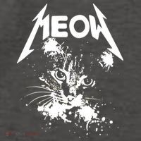 Lightning Cat Meow Logo Vector Backpack