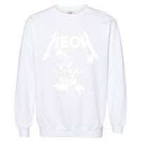 Lightning Cat Meow Logo Garment-Dyed Sweatshirt