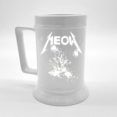 Lightning Cat Meow Logo Beer Stein