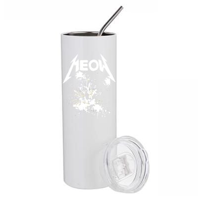 Lightning Cat Meow Logo Stainless Steel Tumbler