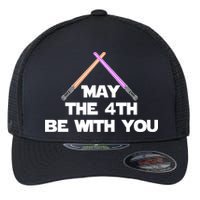 Lightsaber May The 4th Be With You Funny Flexfit Unipanel Trucker Cap