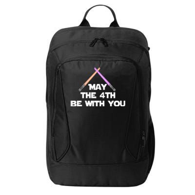 Lightsaber May The 4th Be With You Funny City Backpack