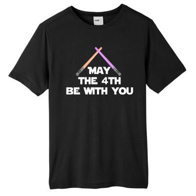 Lightsaber May The 4th Be With You Funny Tall Fusion ChromaSoft Performance T-Shirt