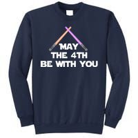 Lightsaber May The 4th Be With You Funny Sweatshirt