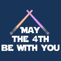 Lightsaber May The 4th Be With You Funny T-Shirt