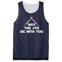 Lightsaber May The 4th Be With You Funny Mesh Reversible Basketball Jersey Tank