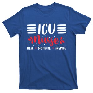 Love Inspire Heal Icu Nurse Nursing Healthcare Gift T-Shirt