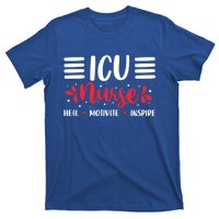 Love Inspire Heal Icu Nurse Nursing Healthcare Gift T-Shirt