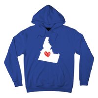 Love Idaho Heart Design Gift Hoodie