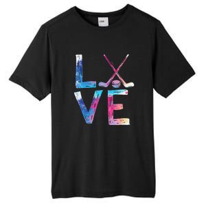 Love Ice Hockey Girls Hockey Gifts Women Ice Hockey Tall Fusion ChromaSoft Performance T-Shirt