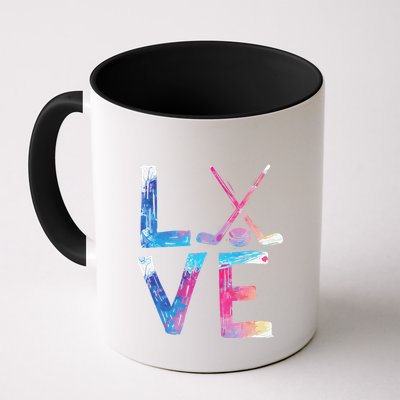Love Ice Hockey Girls Hockey Gifts Women Ice Hockey Mug