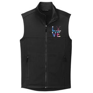 Love Ice Hockey Girls Hockey Gifts Women Ice Hockey Collective Smooth Fleece Vest