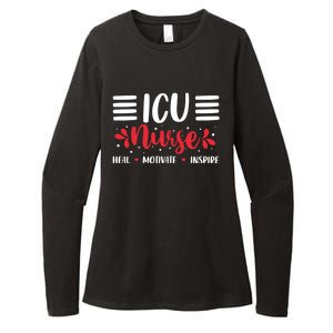 Love Inspire Heal Icu Nurse Nursing Healthcare Cute Gift Womens CVC Long Sleeve Shirt