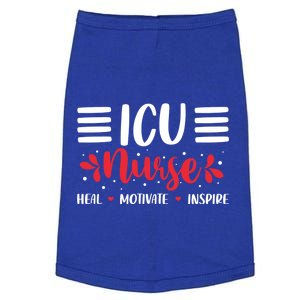 Love Inspire Heal Icu Nurse Nursing Healthcare Cute Gift Doggie Tank