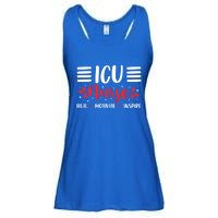 Love Inspire Heal Icu Nurse Nursing Healthcare Cute Gift Ladies Essential Flowy Tank