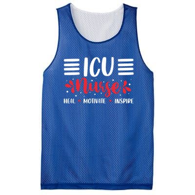 Love Inspire Heal Icu Nurse Nursing Healthcare Cute Gift Mesh Reversible Basketball Jersey Tank