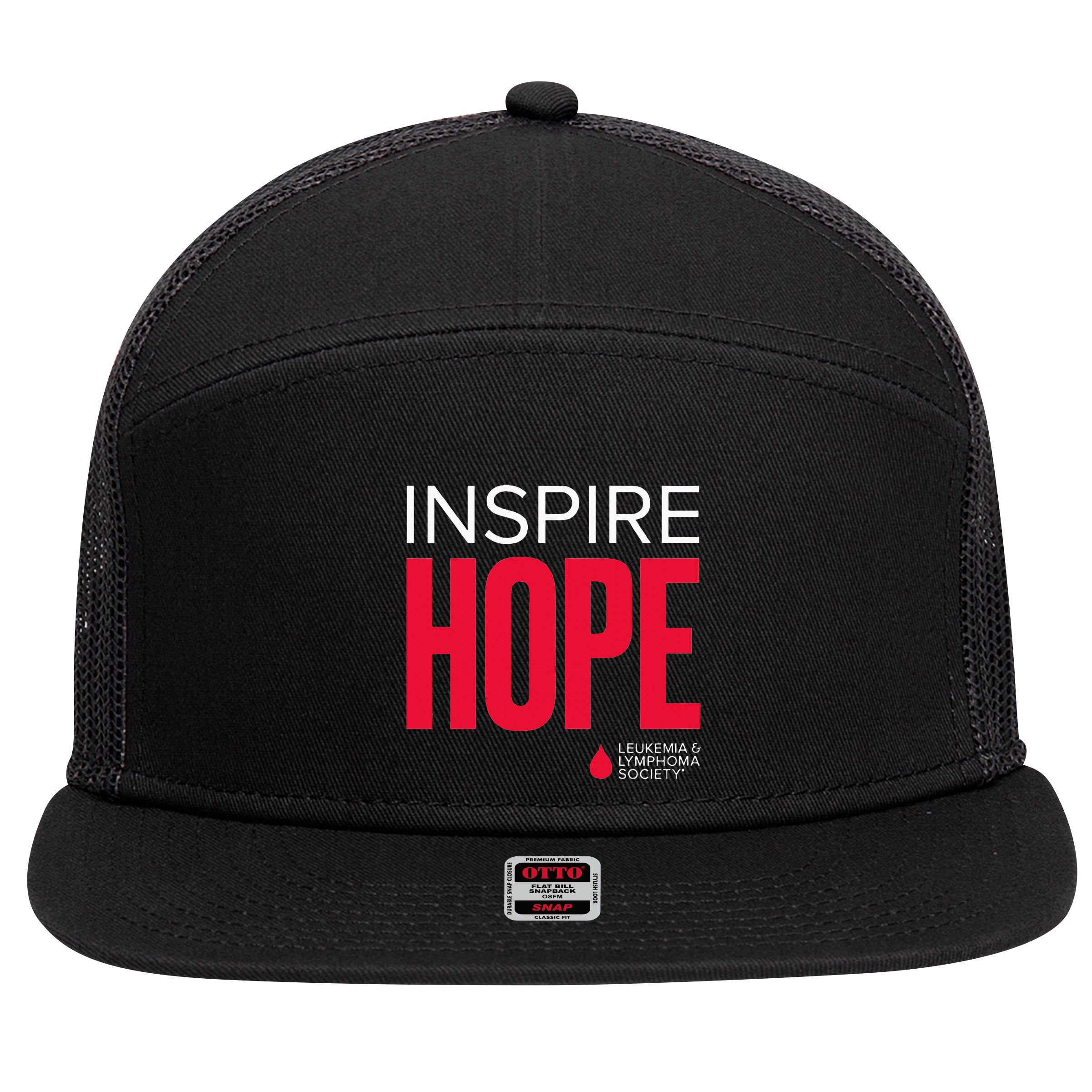 Lls Inspire Hope 7 Panel Mesh Trucker Snapback Hat