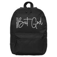 Life Is Hard But God Is Good Christian Faith Jesus God Lover 16 in Basic Backpack