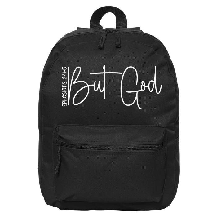 Life Is Hard But God Is Good Christian Faith Jesus God Lover 16 in Basic Backpack