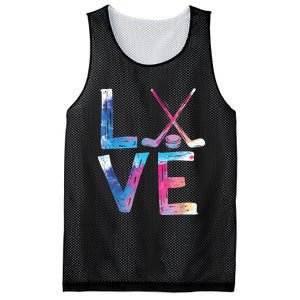 Love Ice Hockey Girls Hockey Gifts Womens Ice Hockey TShirt Mesh Reversible Basketball Jersey Tank