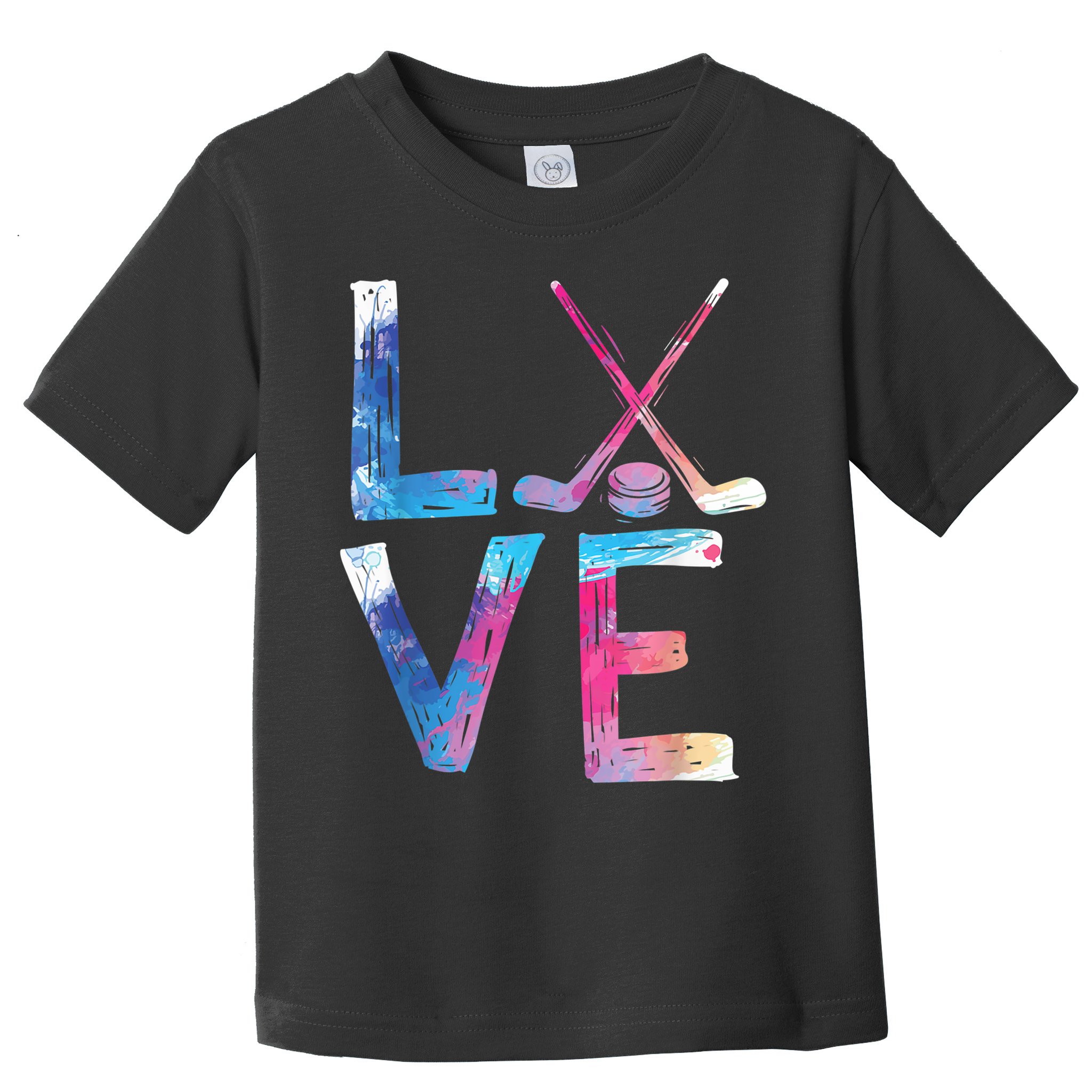 Love Ice Hockey Girls Hockey Gifts Womens Ice Hockey TShirt Toddler T-Shirt