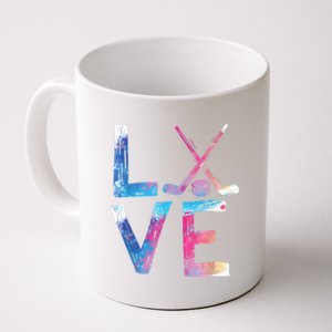 Love Ice Hockey Girls Hockey Gifts Womens Ice Hockey TShirt Coffee Mug