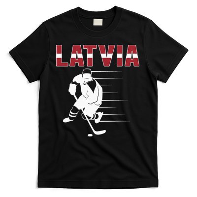 Latvia Ice Hockey Fans Jersey Latvian Hockey Team Supporter T-Shirt