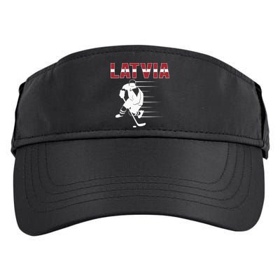 Latvia Ice Hockey Fans Jersey Latvian Hockey Team Supporter Adult Drive Performance Visor