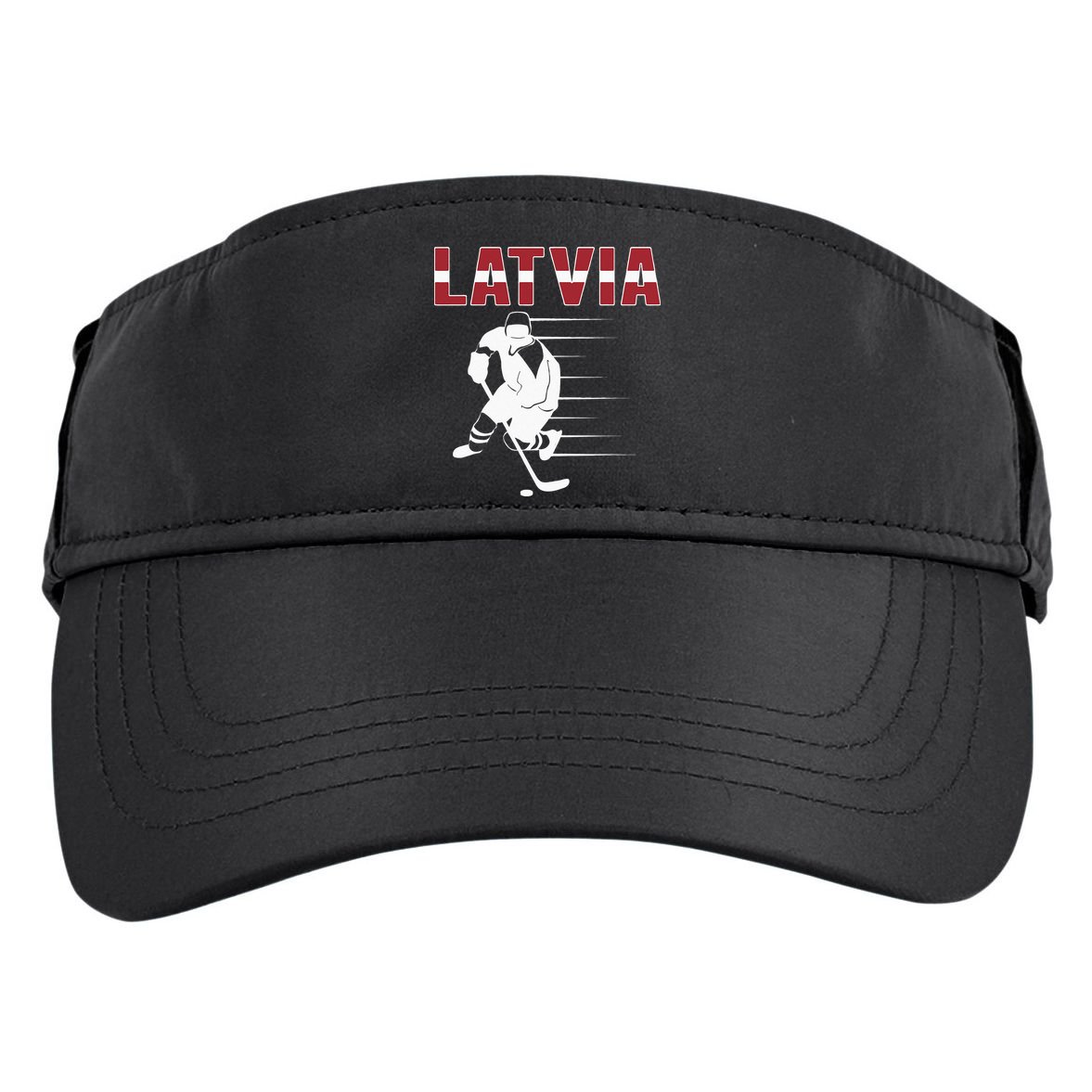 Latvia Ice Hockey Fans Jersey Latvian Hockey Team Supporter Adult Drive Performance Visor