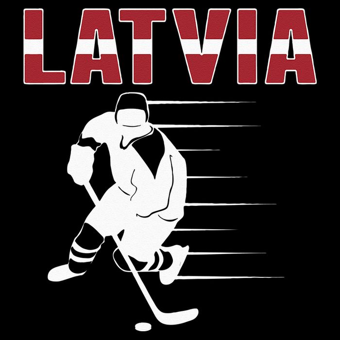 Latvia Ice Hockey Fans Jersey Latvian Hockey Team Supporter Wool Snapback Cap