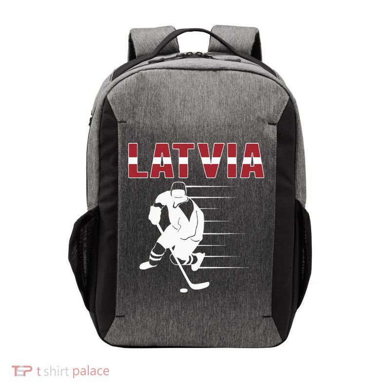 Latvia Ice Hockey Fans Jersey Latvian Hockey Team Supporter Vector Backpack