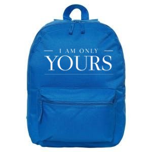 Liebling Ich Hörre Nur Dir Meaningful Gift Love Design Gift 16 in Basic Backpack