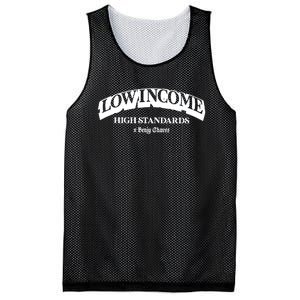 Low Income High Standards Limited Mesh Reversible Basketball Jersey Tank