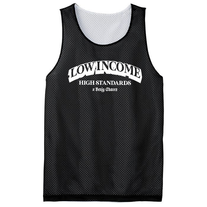 Low Income High Standards Limited Mesh Reversible Basketball Jersey Tank