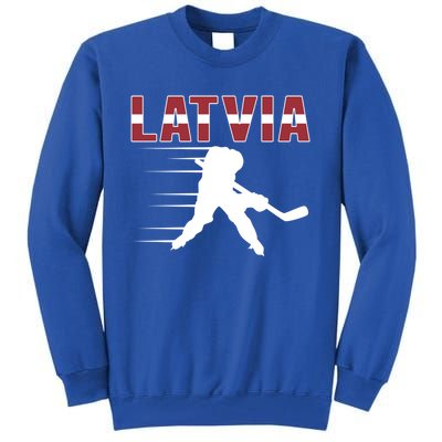 Latvia Ice Hockey Fans Jersey Latvian Hockey Team Supporter Great Gift Tall Sweatshirt