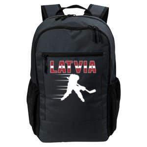 Latvia Ice Hockey Fans Jersey Latvian Hockey Team Supporter Great Gift Daily Commute Backpack