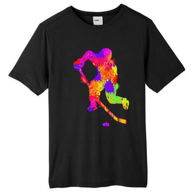 Love Ice Hockey Girls Hockey Gifts Ice Hockey Tall Fusion ChromaSoft Performance T-Shirt