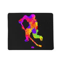 Love Ice Hockey Girls Hockey Gifts Ice Hockey Mousepad