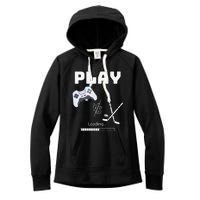 Love Ice Hockey Girls Hockey Gifts Ice Hockey Funny Women's Fleece Hoodie