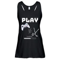 Love Ice Hockey Girls Hockey Gifts Ice Hockey Funny Ladies Essential Flowy Tank