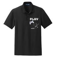 Love Ice Hockey Girls Hockey Gifts Ice Hockey Funny Dry Zone Grid Polo