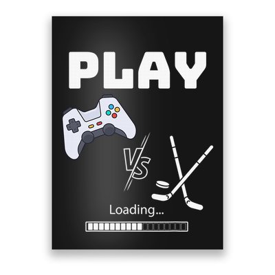 Love Ice Hockey Girls Hockey Gifts Ice Hockey Funny Poster