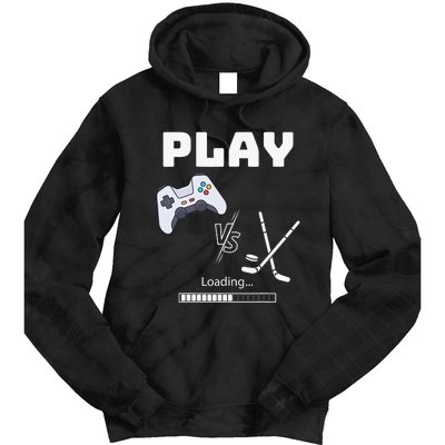 Love Ice Hockey Girls Hockey Gifts Ice Hockey Funny Tie Dye Hoodie