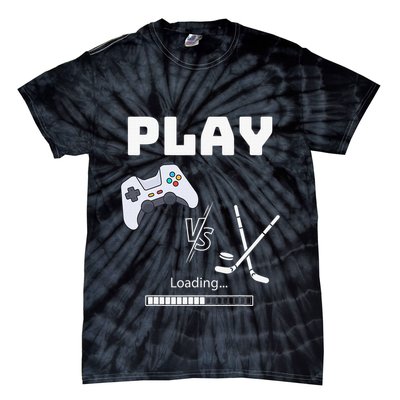 Love Ice Hockey Girls Hockey Gifts Ice Hockey Funny Tie-Dye T-Shirt