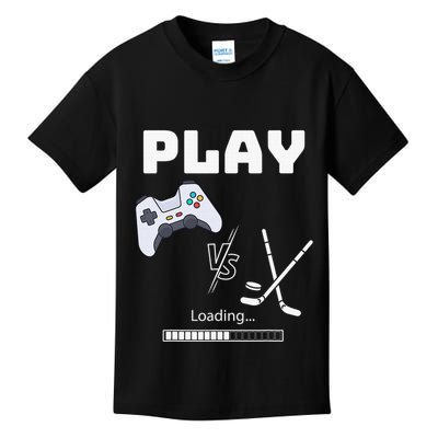 Love Ice Hockey Girls Hockey Gifts Ice Hockey Funny Kids T-Shirt