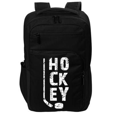 Love Ice Hockey Gift Ice Hockey Player Gift Hockey Gift Impact Tech Backpack