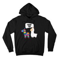 Llama Id Hit That Pinata Mexican Funny Cinco de Mayo Gift Hoodie