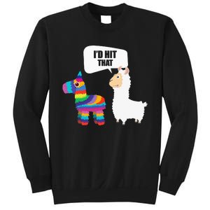 Llama Id Hit That Pinata Mexican Funny Cinco de Mayo Gift Sweatshirt