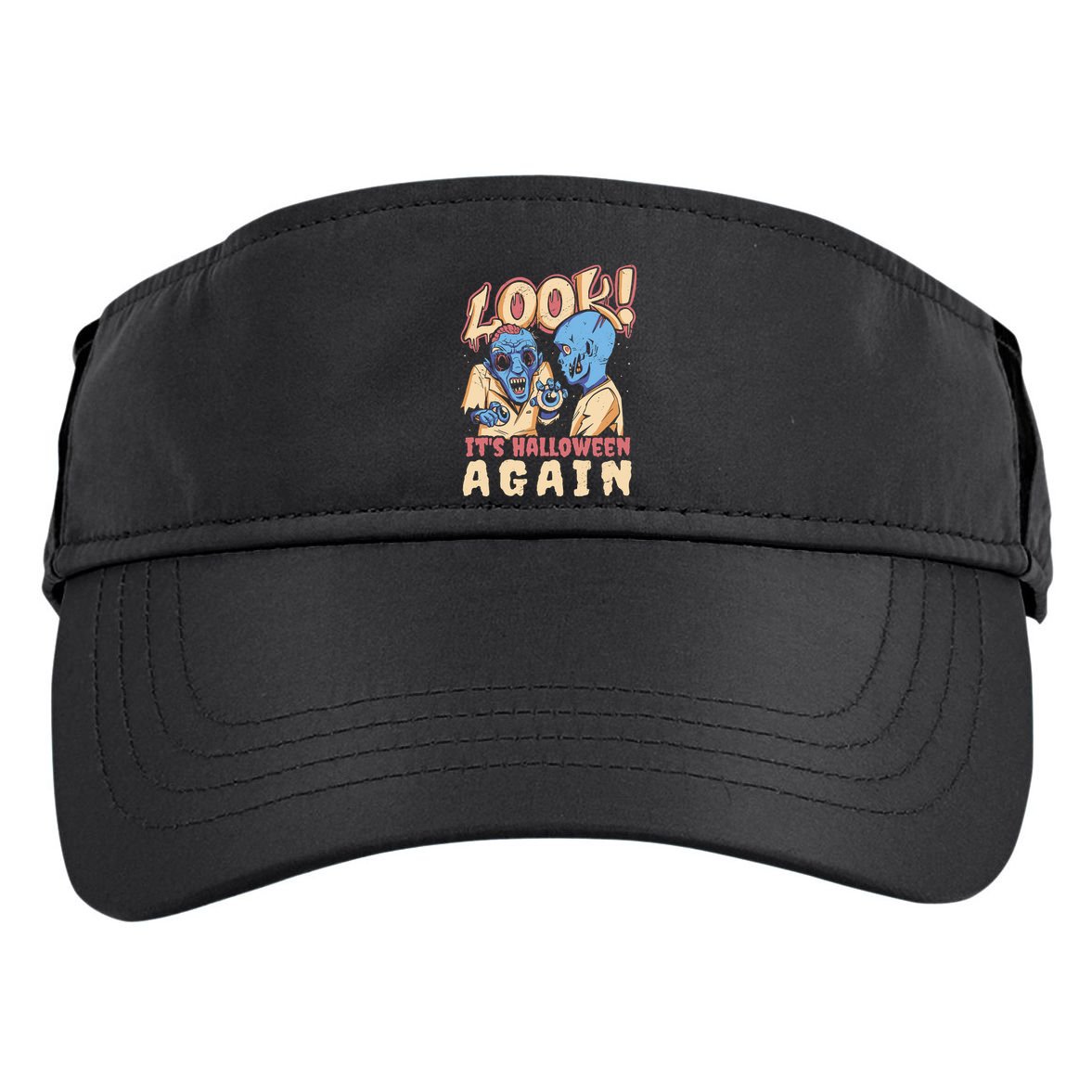 Look It's Halloween Again Adult Drive Performance Visor